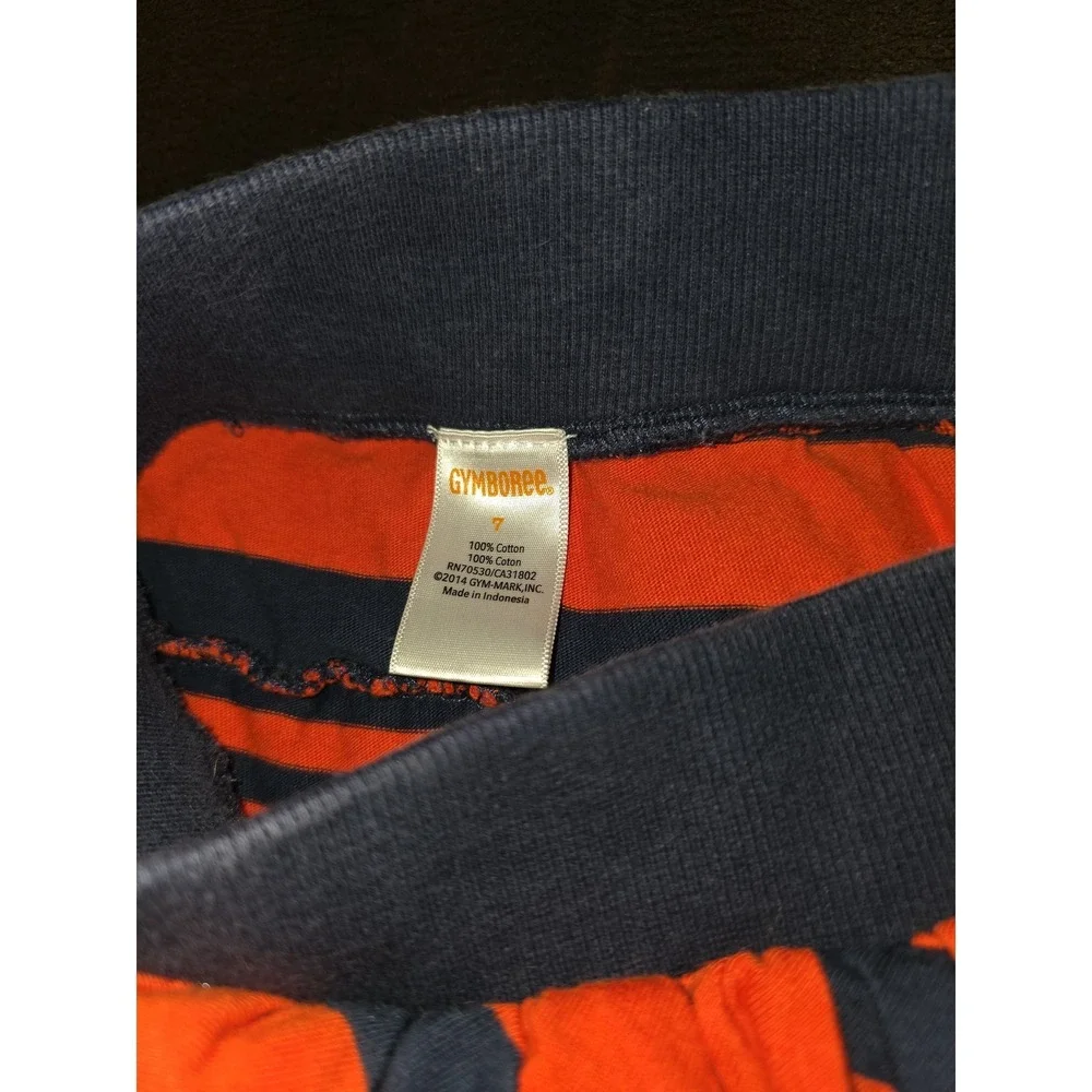 Gymboree prep perfect orange navy hearts top size 8 skort 7 outfit